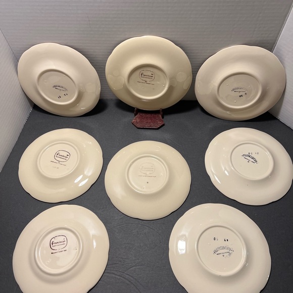 8 Franciscan ware apple pattern vintage bread plates - Picture 8 of 8